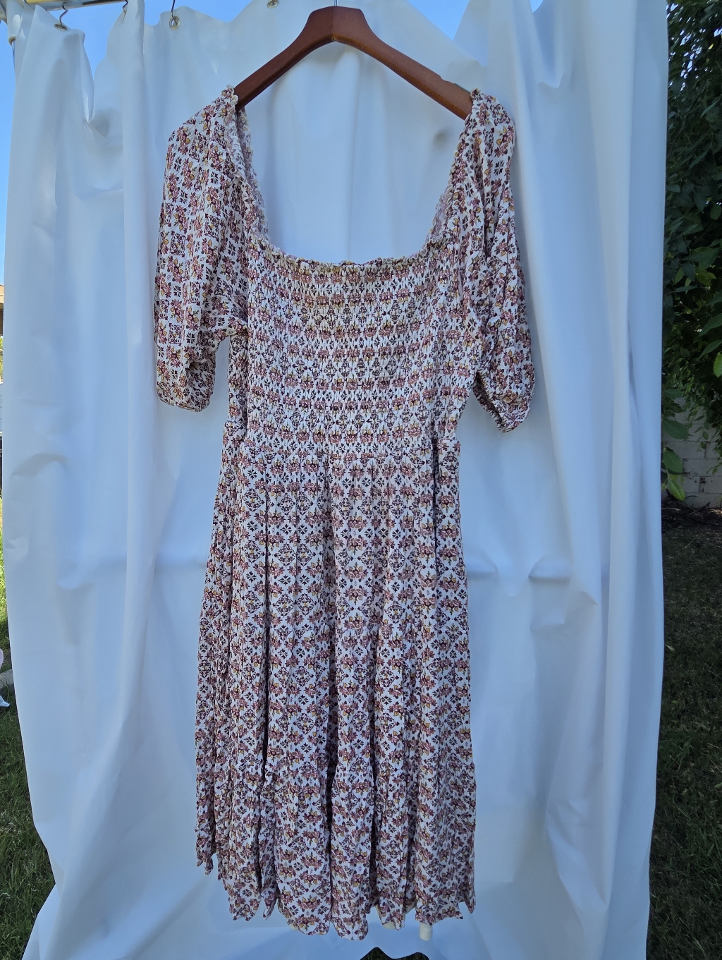 Torrid Flowery Smoked Dress